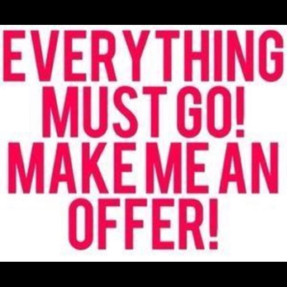 Winter closet clean out sale! Make me an offer!